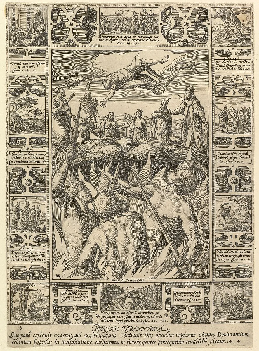 Punitio Tirannorum, from "Allegories of the Christian Faith, from Christian and Profane Allegories" — Hendrick Goltzius