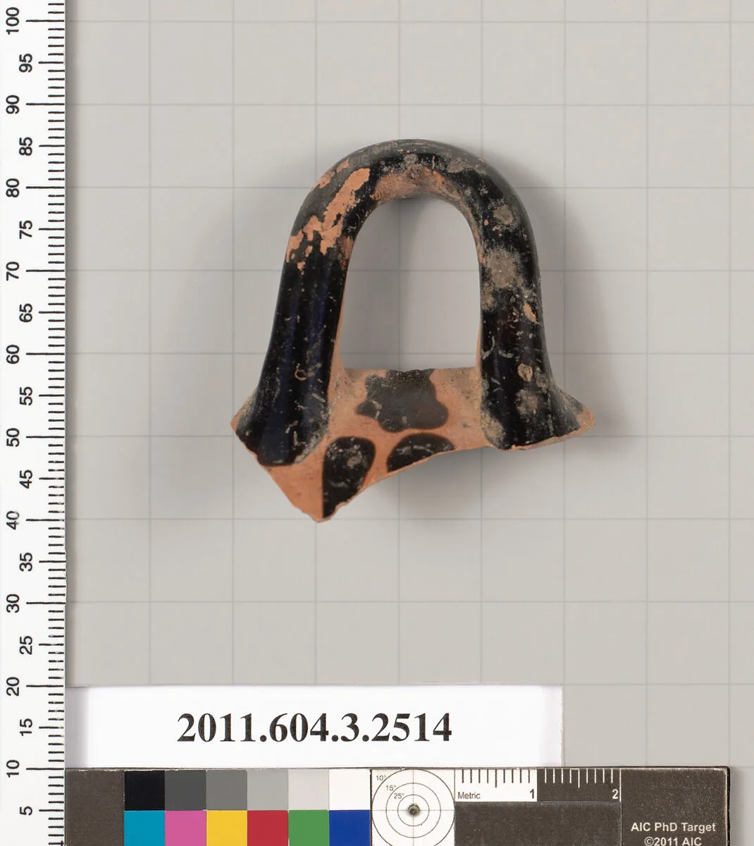 Terracotta fragment of a kylix (drinking cup) — Unknown