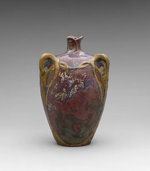 Vase with vines — Edmond Lachenal|Emile Decoeur