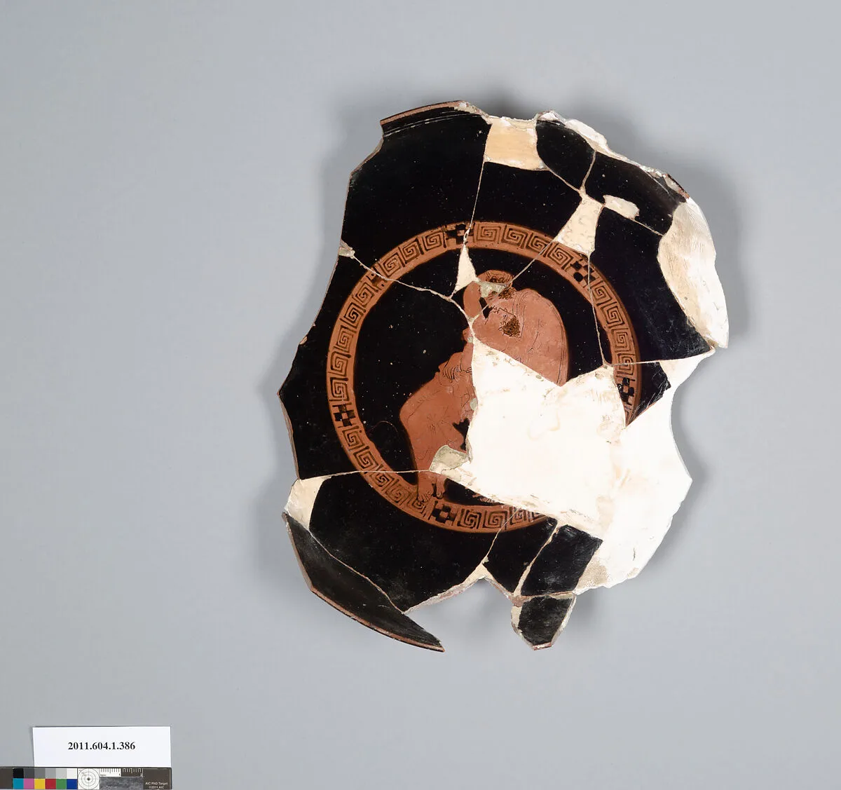 Terracotta fragment of a kylix (drinking cup) — Unknown