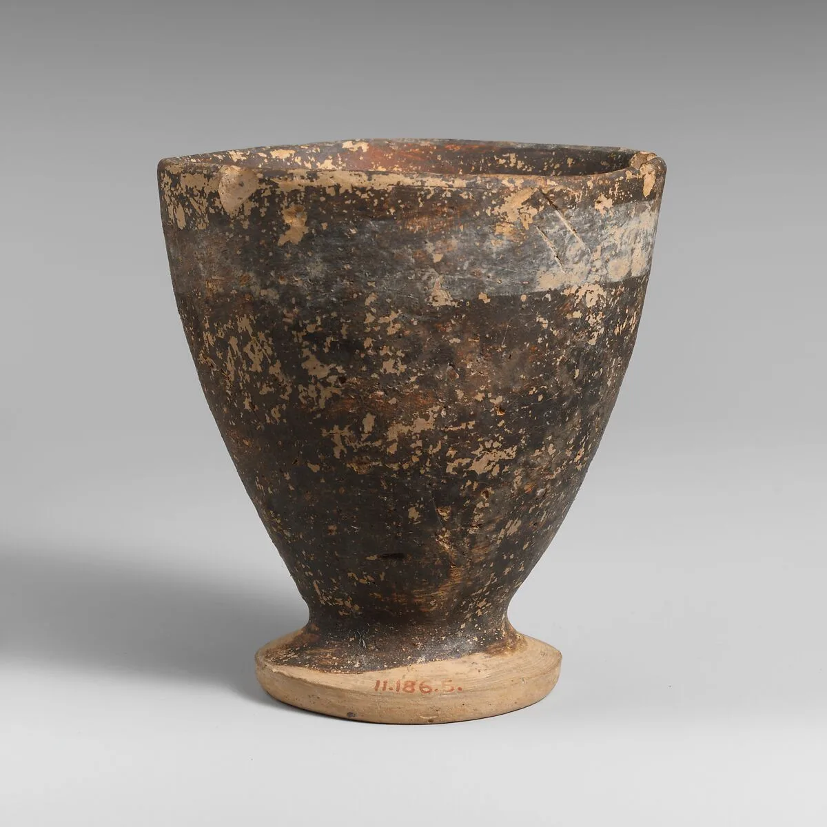 Terracotta goblet — Unknown