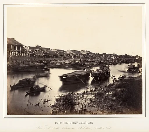 Vue de la Ville Chinoise (Cholen) Feuille No. 5, Saïgon, Cochinchine