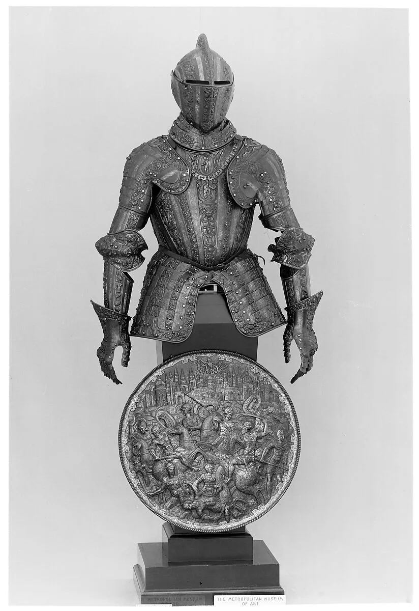 Rondache in Late 16th Century Milanese Style — Unknown