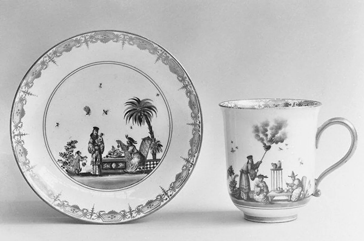 Cup and saucer — Meissen Manufactory