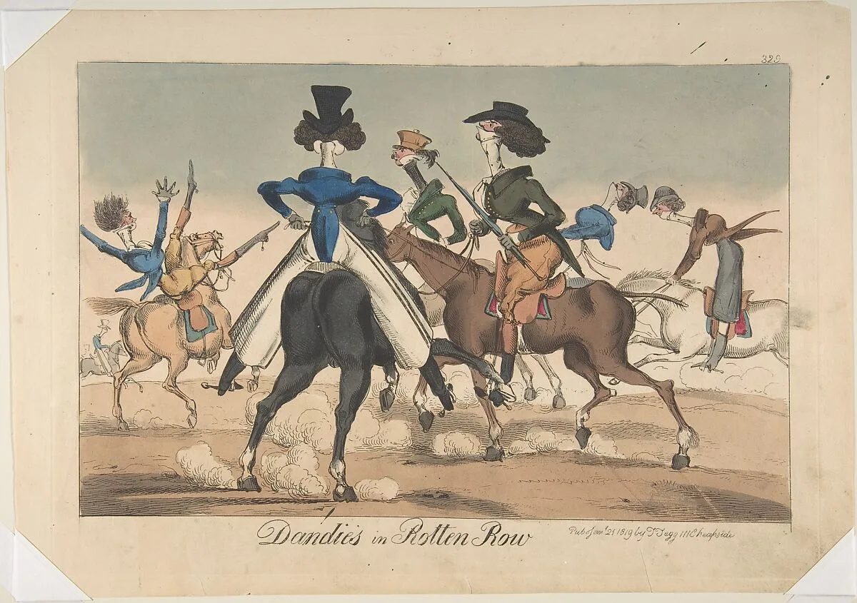 Dandies in Rotten Row — William Heath ('Paul Pry')|Thomas Tegg