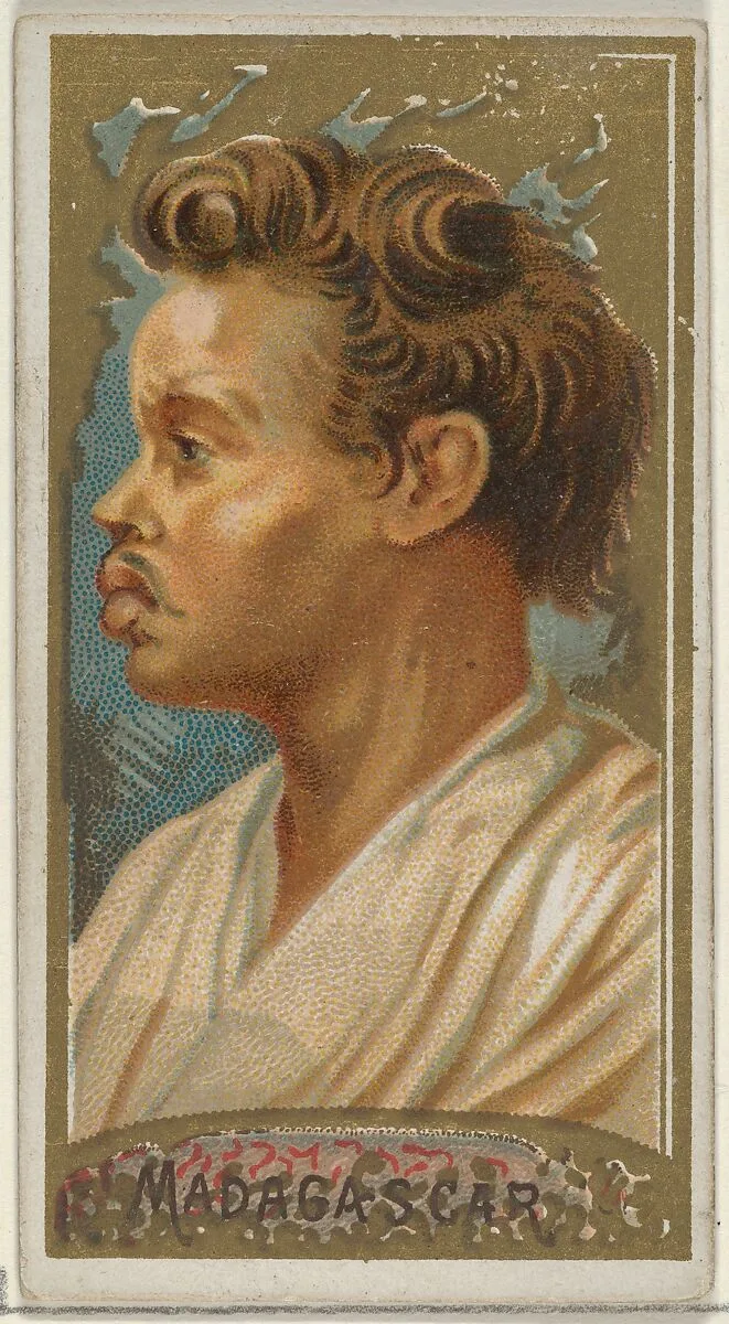 Madagascar, from the Types of All Nations series (N24) for Allen & Ginter Cigarettes — George S. Harris & Sons|Allen & Ginter