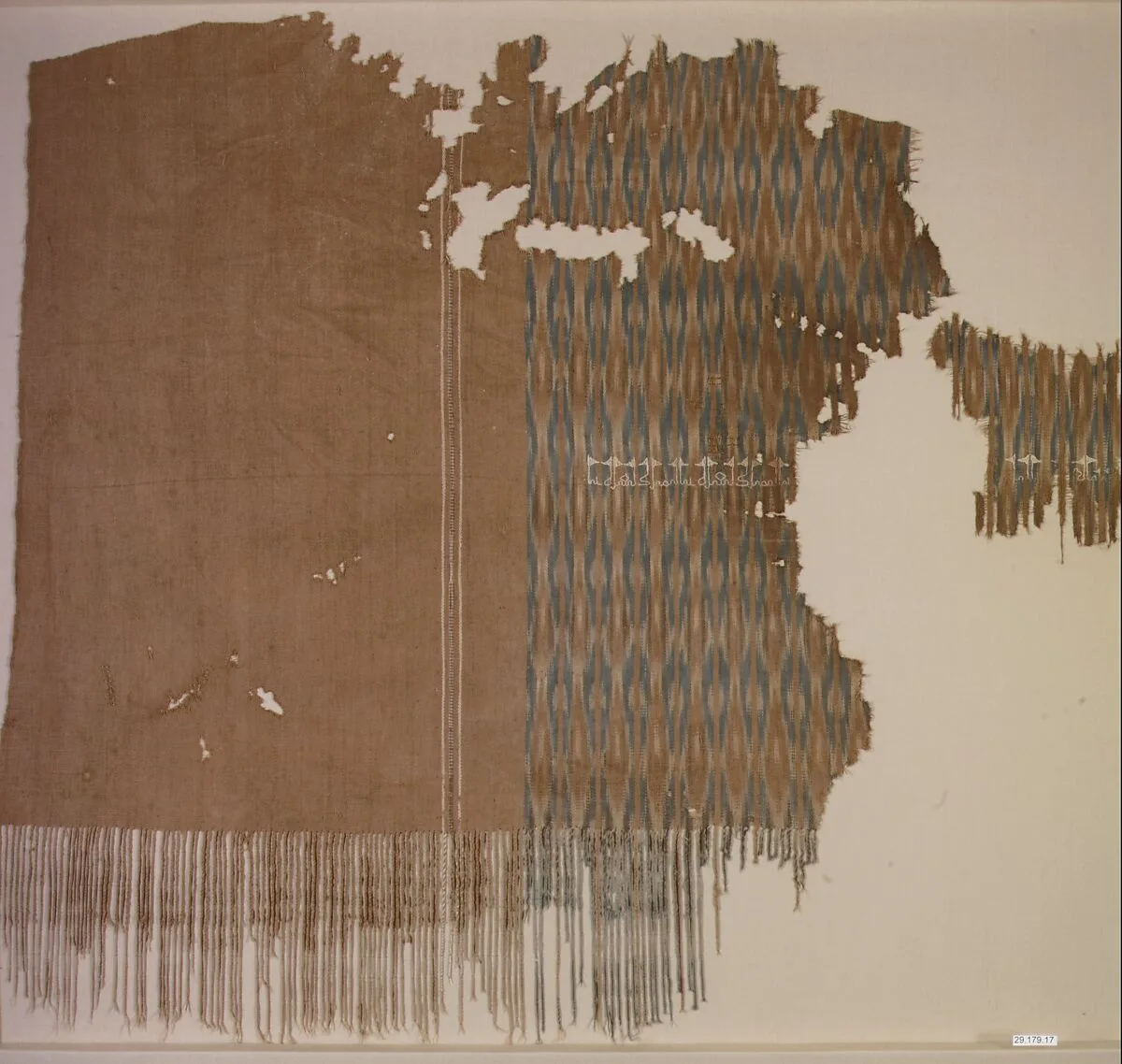 Fragment of an Embroidered Textile — Unknown