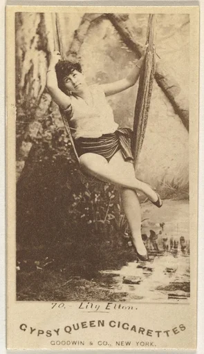Lily Elton, from the Actors and Actresses series (N171) for Gypsy Queen Cigarettes
