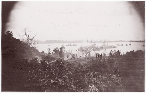 [Lower Wharf from Above, Belle Plain, Virginia]
