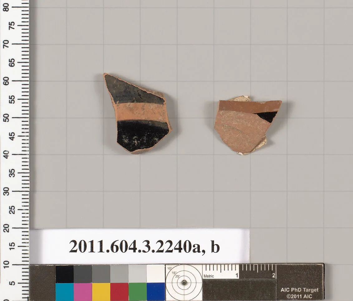 Terracotta fragments of kylikes (drinking cups) — Unknown