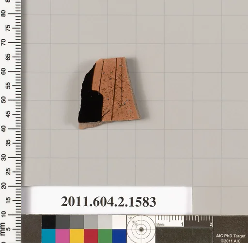 Terracotta fragment of a skyphos (deep drinking cup)
