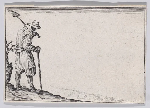 Reverse Copy of Le Paysan Portant sa Pelle sur L'Épaule (The Peasant Carrying his Shovel over his Shoulder), from "Les Caprices" Series A, The Florence Set