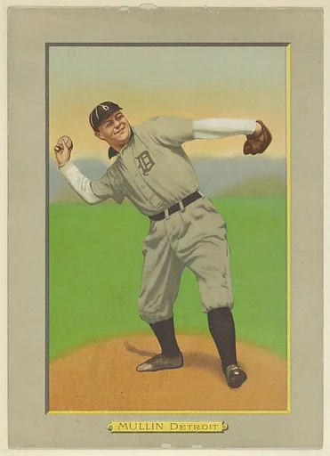 George Mullin, Pitcher, Detroit Tigers (American League), from Turkey Red Cabinets (T3)