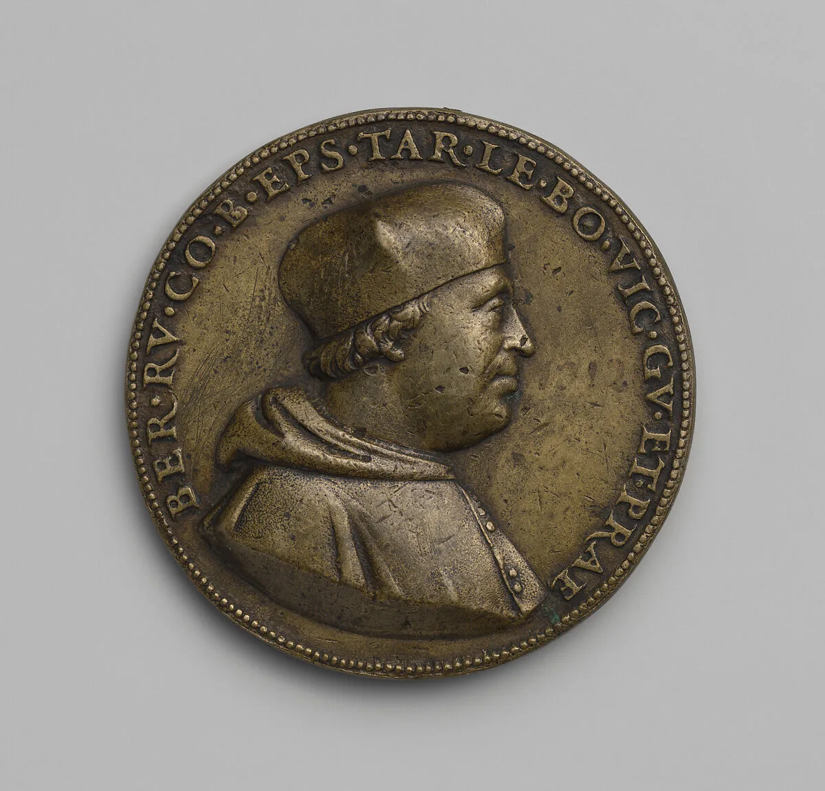 Portrait Medal of Bernardo de Rossi — Francesco Francia