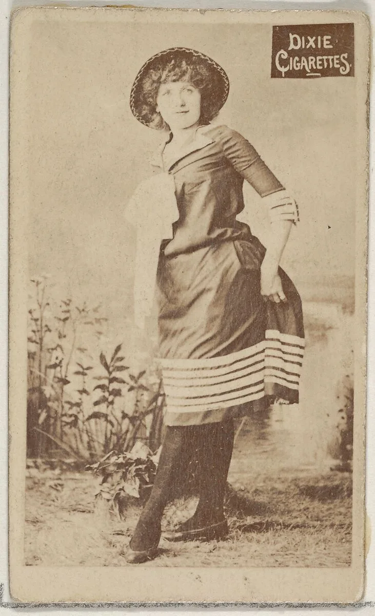 From the Actors and Actresses series (N45, Type 7) for Dixie Cigarettes — Allen & Ginter