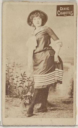 From the Actors and Actresses series (N45, Type 7) for Dixie Cigarettes