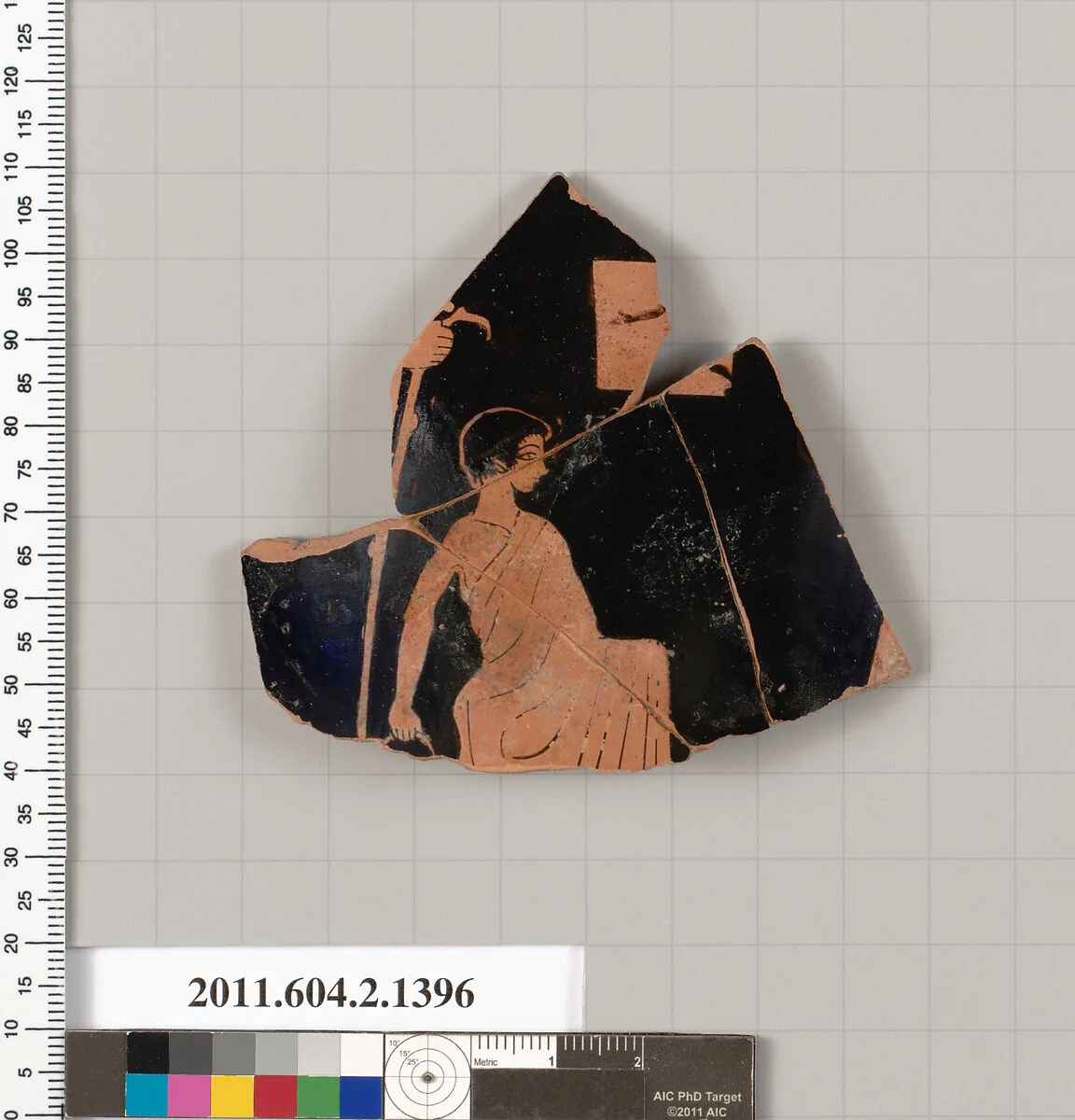 Terracotta fragment of a skyphos (deep drinking cup) — Unknown
