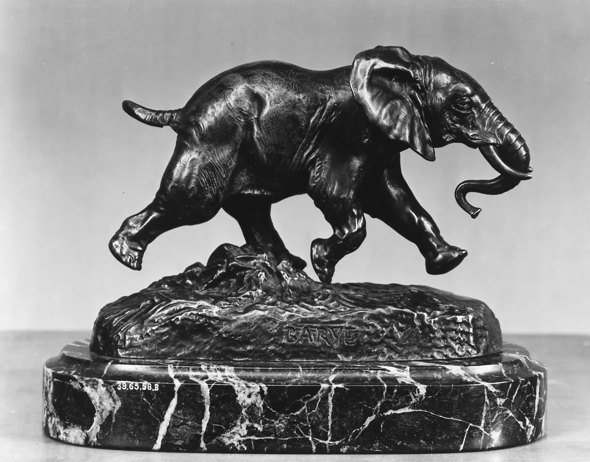 Senegalese Elephant — Antoine-Louis Barye