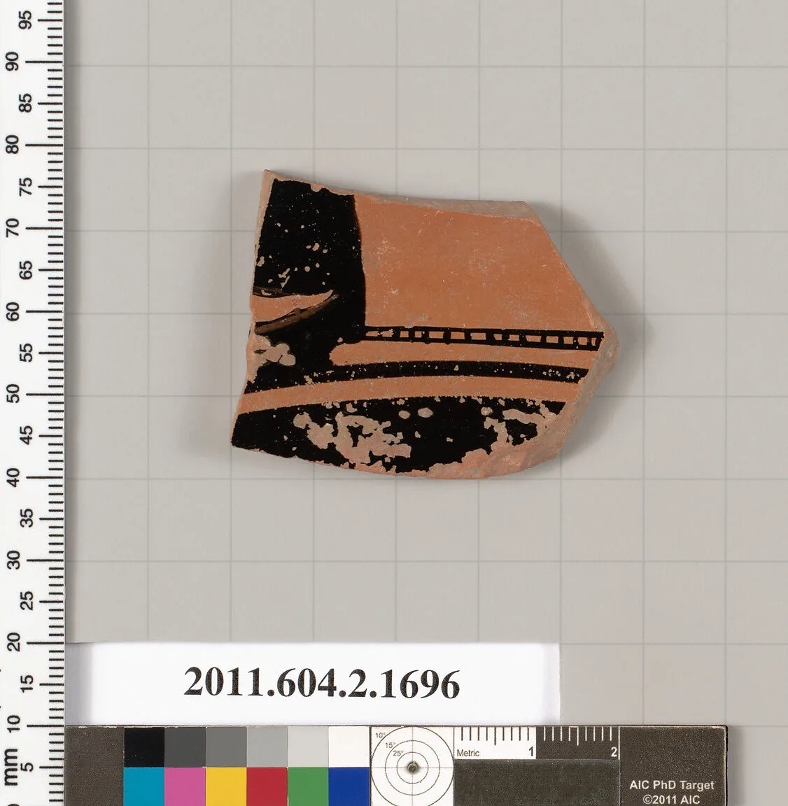 Terracotta fragment of a skyphos (deep drinking cup) — Unknown