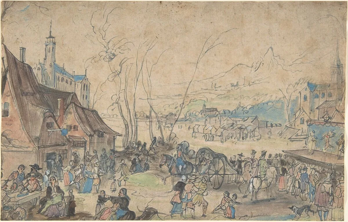 Village Fair — Master of the Hermitage Sketchbook