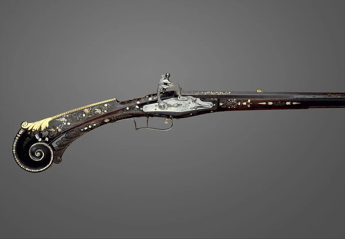 Flintlock Gun of Louis XIII (1601–1643), King of France — Marin Le Bourgeois|Pierre Le Bourgeois