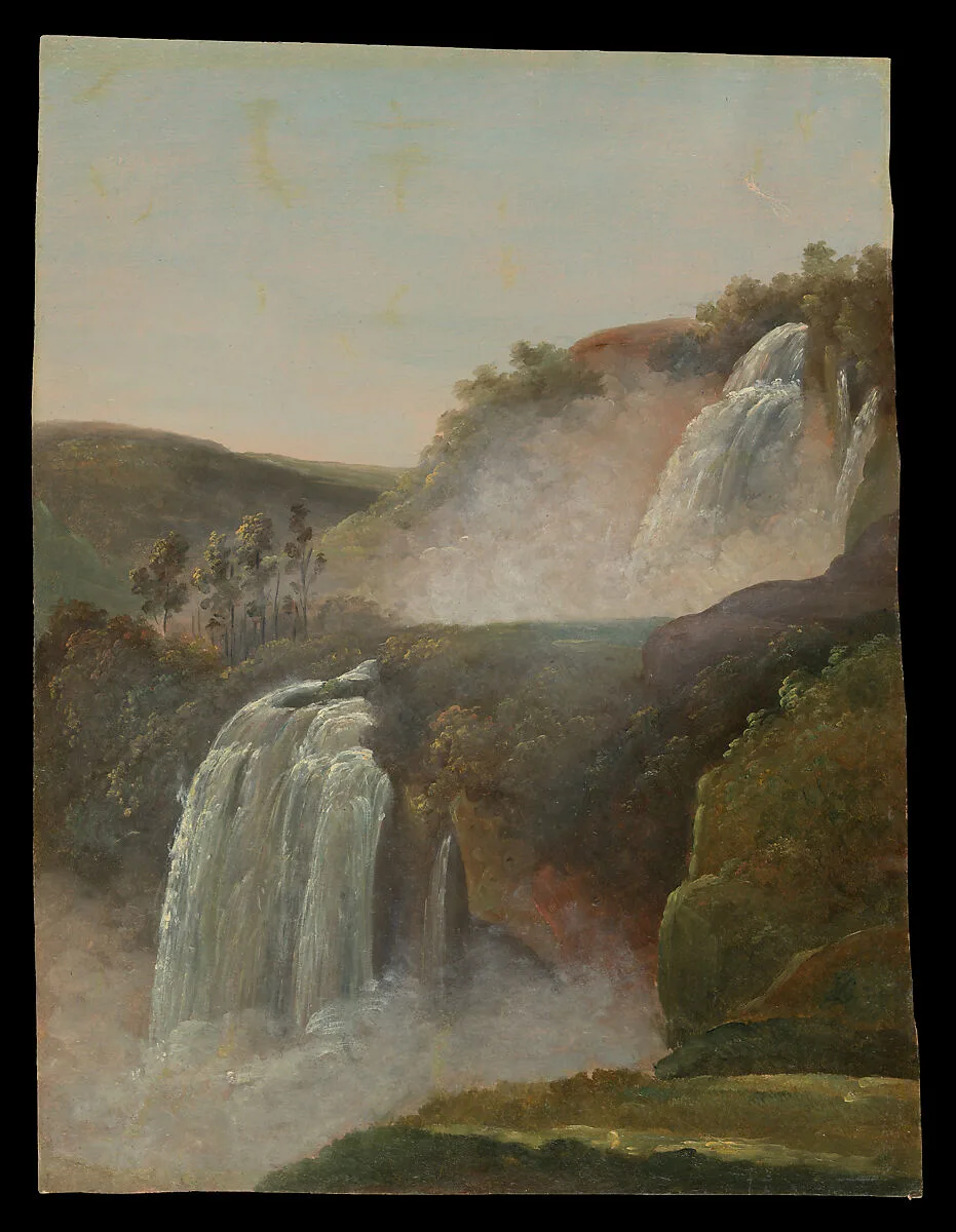 Waterfalls at Terni — Pierre Henri de Valenciennes or Circle