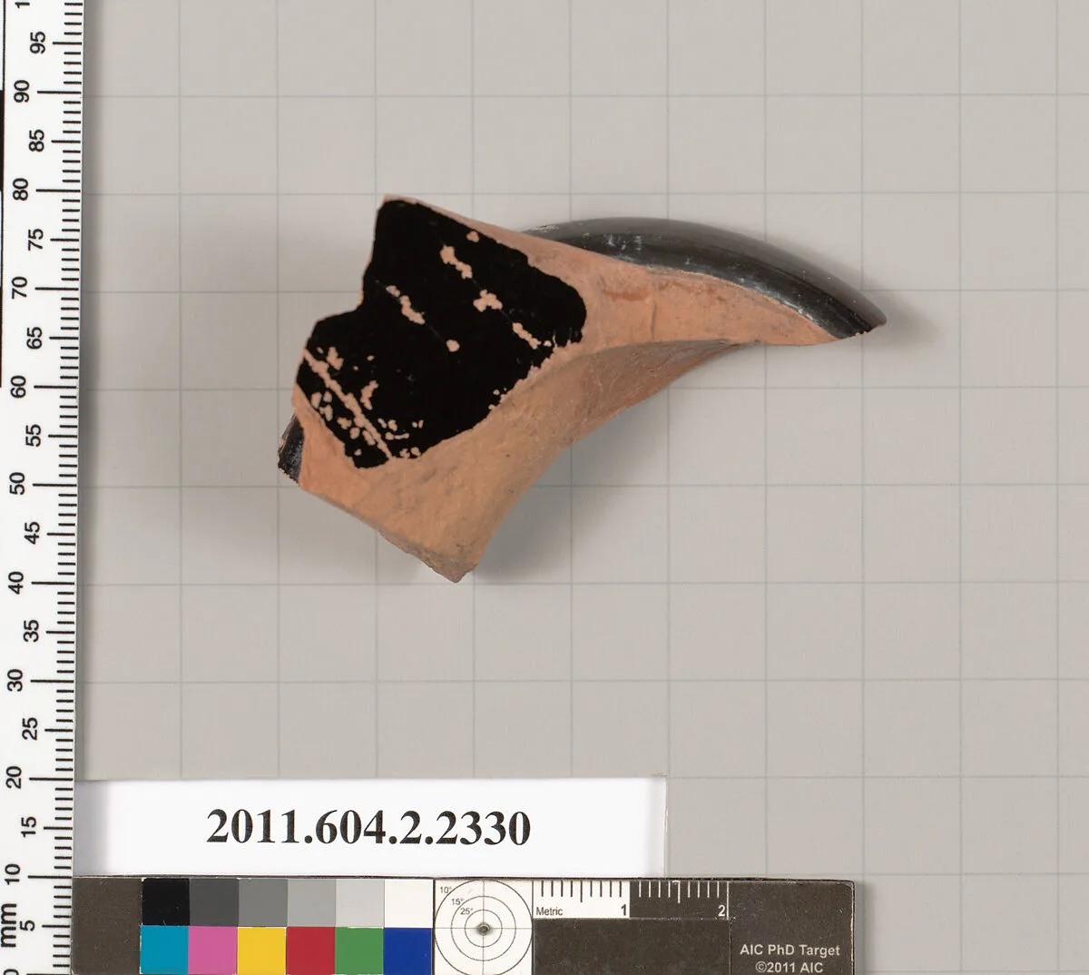 Terracotta fragment of a skyphos (deep drinking cup)? — Unknown