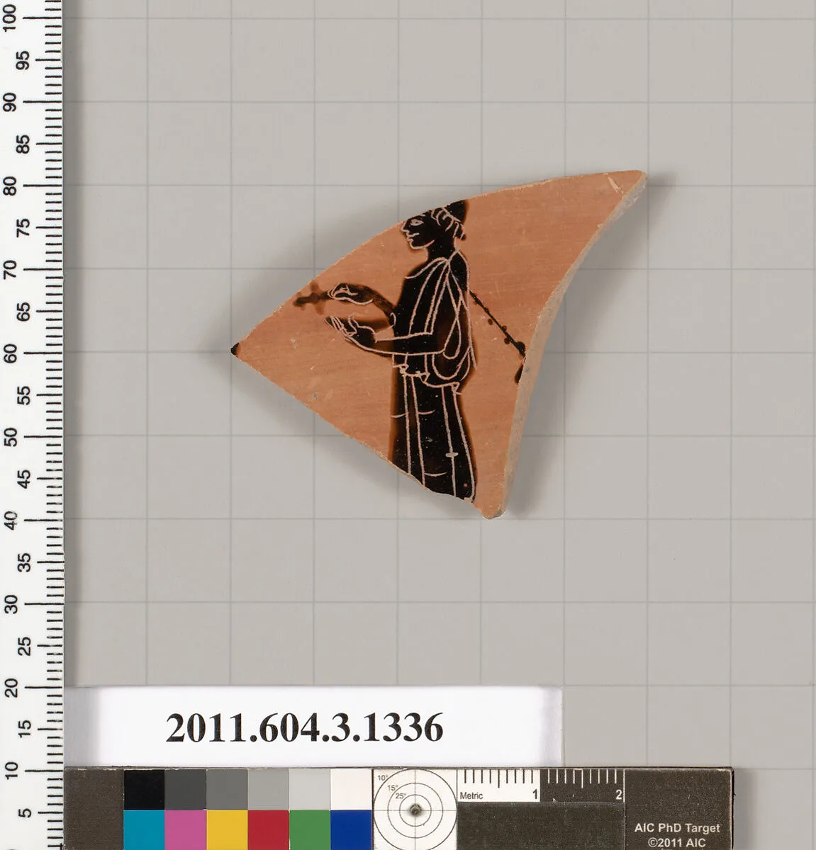 Terracotta fragment of a skyphos (deep drinking cup) — Unknown