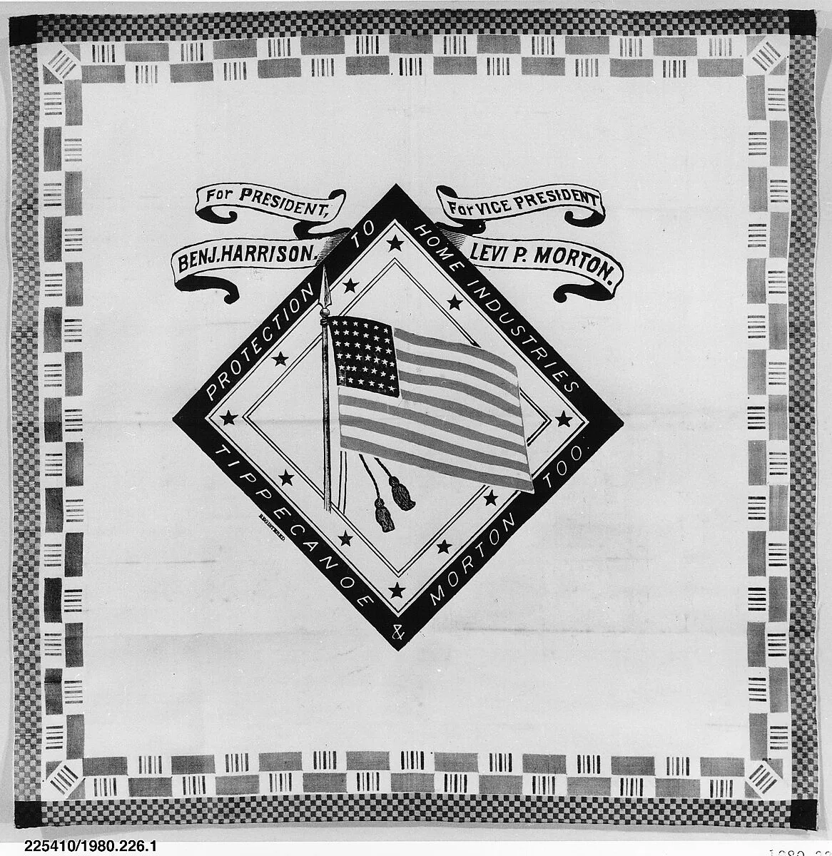 Printed Handkerchief — Unknown