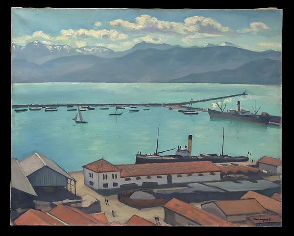 The Port de Bougie, Algiers, in Sunlight — Albert Marquet