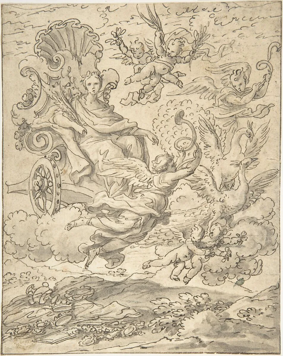 Juno — Giovanni Larciani ("Master of the Kress Landscapes")