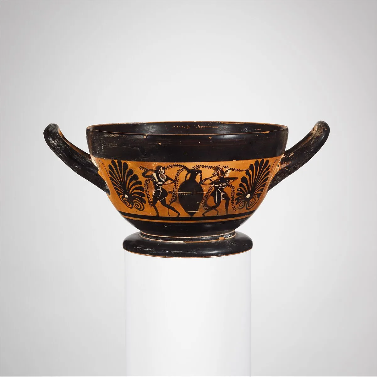 Terracotta skyphos (deep drinking cup) — Haimon Painter