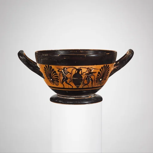 Terracotta skyphos (deep drinking cup)