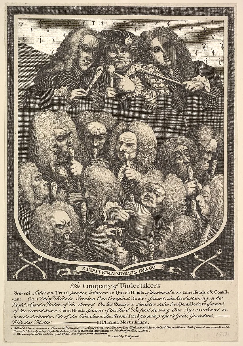 The Company of Undertakers — William Hogarth