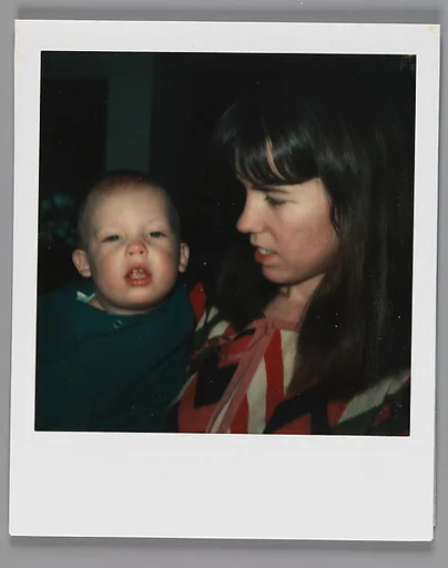 [Unidentified Woman with Baby, Old Lyme, Connecticut]