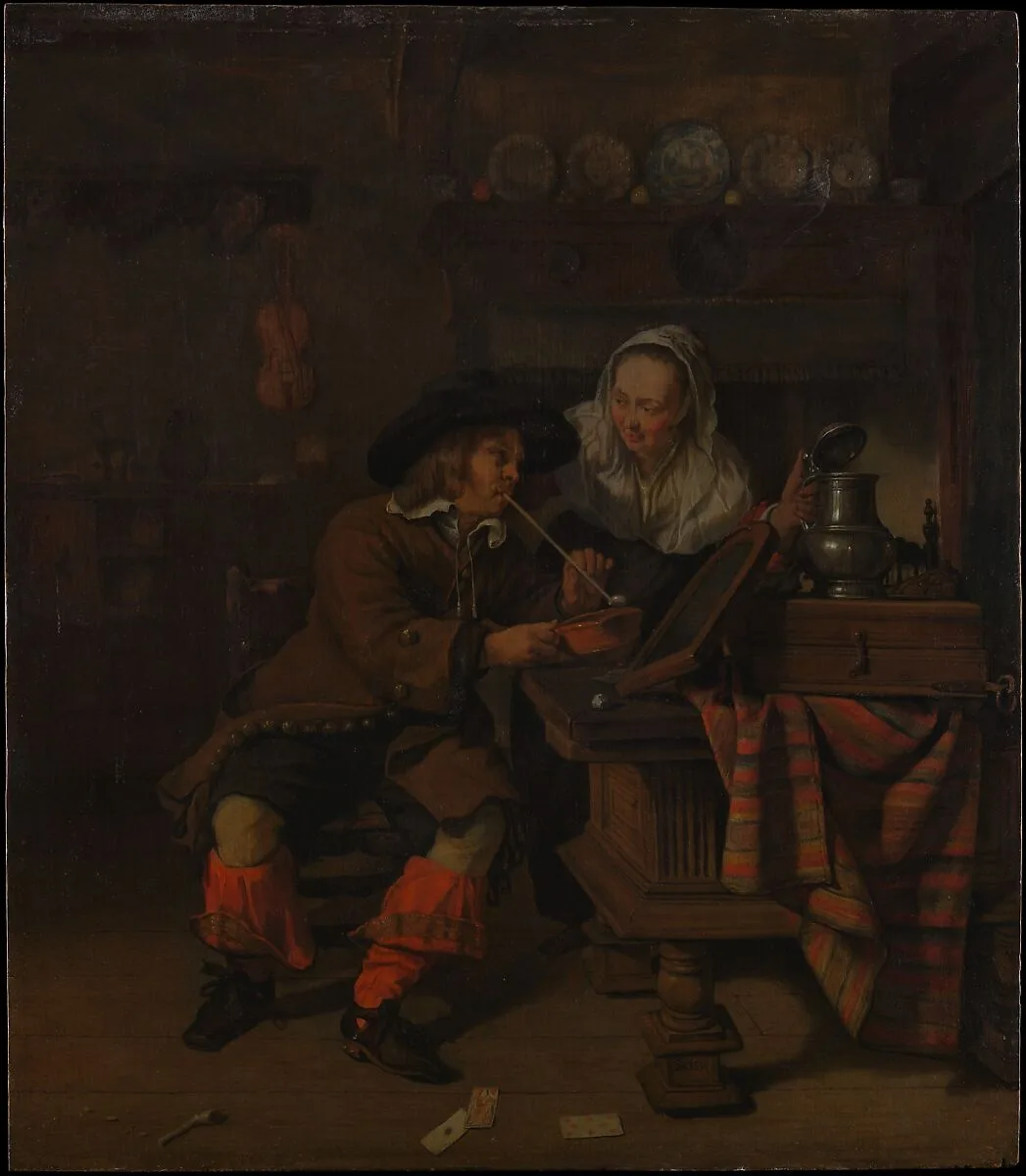 Tavern Scene — Gabriël Metsu
