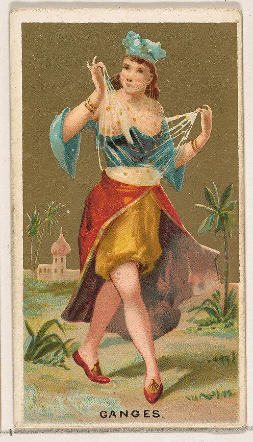 Ganges, from the Dancing Girls of the World series (N185) issued by Wm. S. Kimball & Co. — William S. Kimball & Company