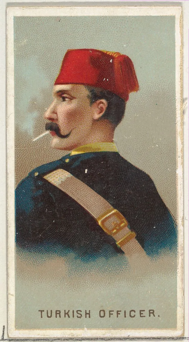 Turkish Officer, from World's Smokers series (N33) for Allen & Ginter Cigarettes — Allen & Ginter