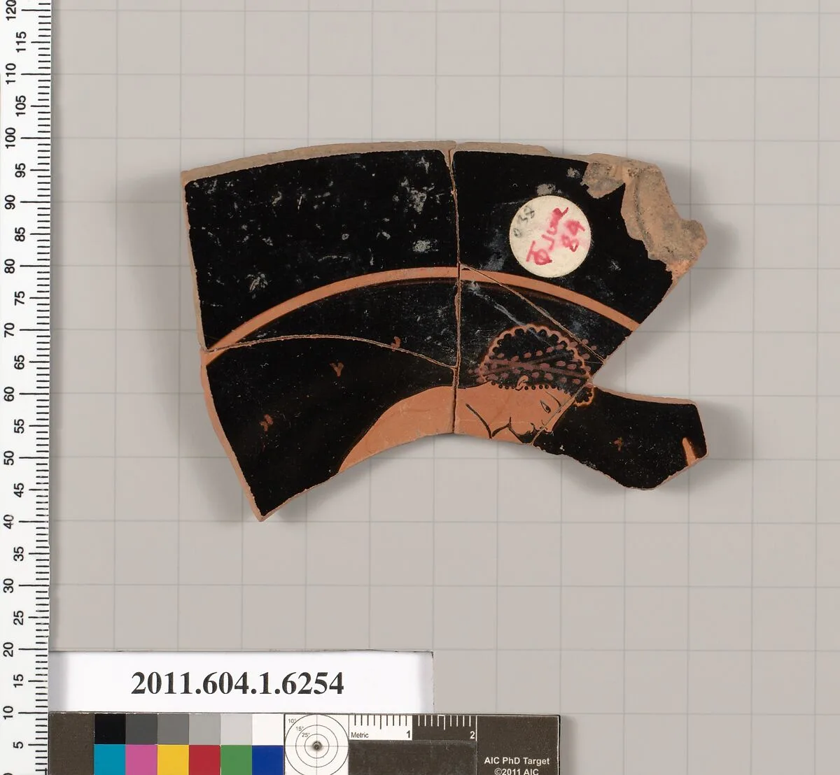 Terracotta fragment of a kylix (drinking cup) — Unknown