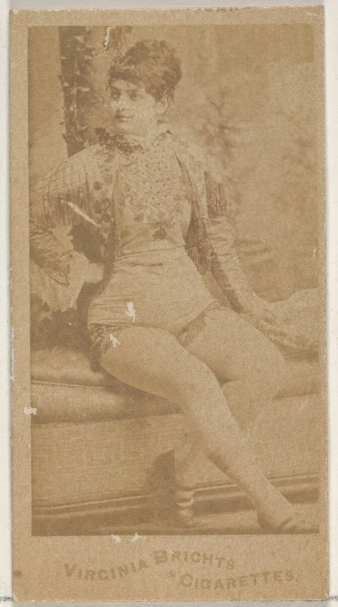 From the Actors and Actresses series (N45, Type 4) for Virginia Brights Cigarettes — Allen & Ginter