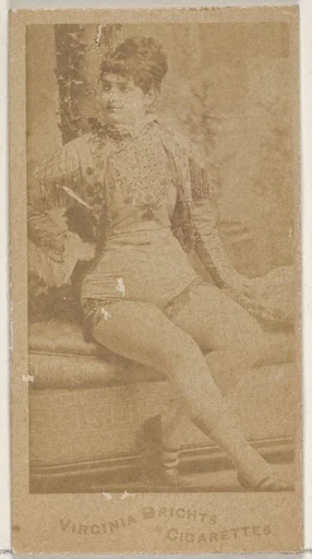 From the Actors and Actresses series (N45, Type 4) for Virginia Brights Cigarettes