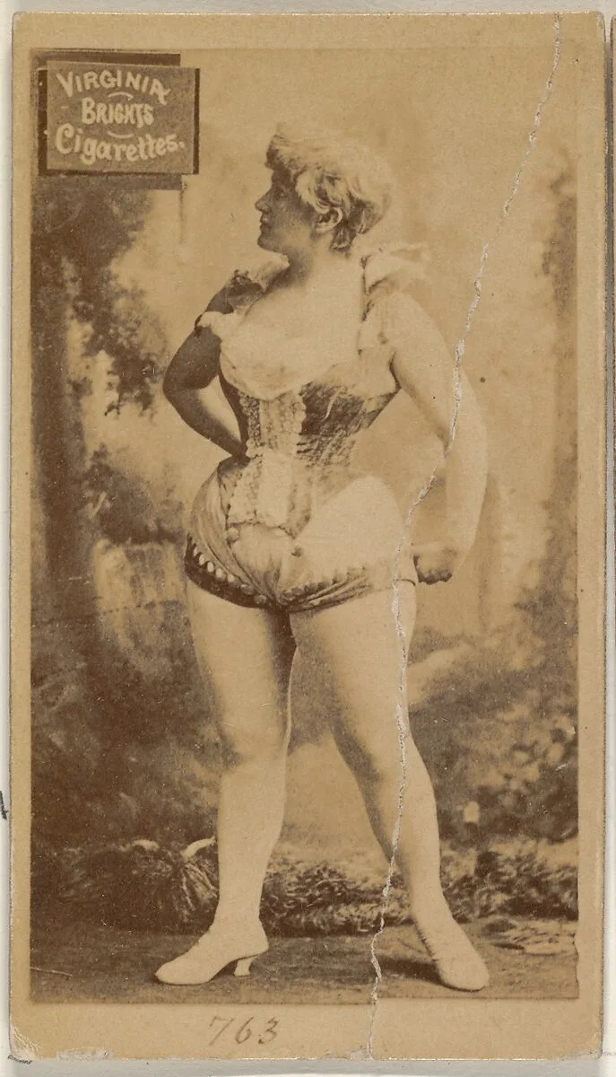 Card 763, from the Actors and Actresses series (N45, Type 2) for Virginia Brights Cigarettes — Allen & Ginter