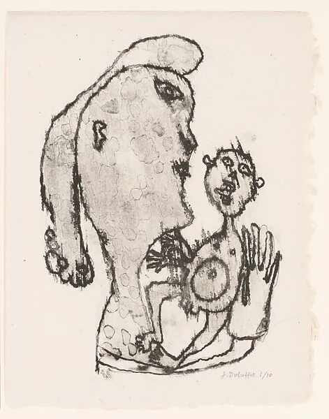 Matière et mémoire: Maternite — Jean Dubuffet