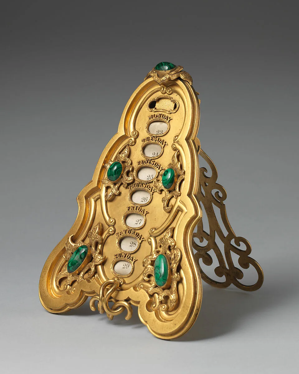 Calendar (part of a set) — Asprey