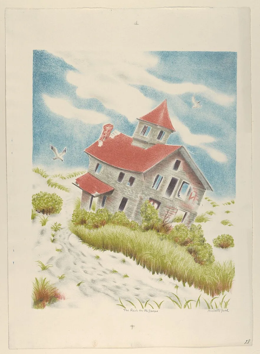 The Ruin on The Dunes — Minnetta Good|WPA