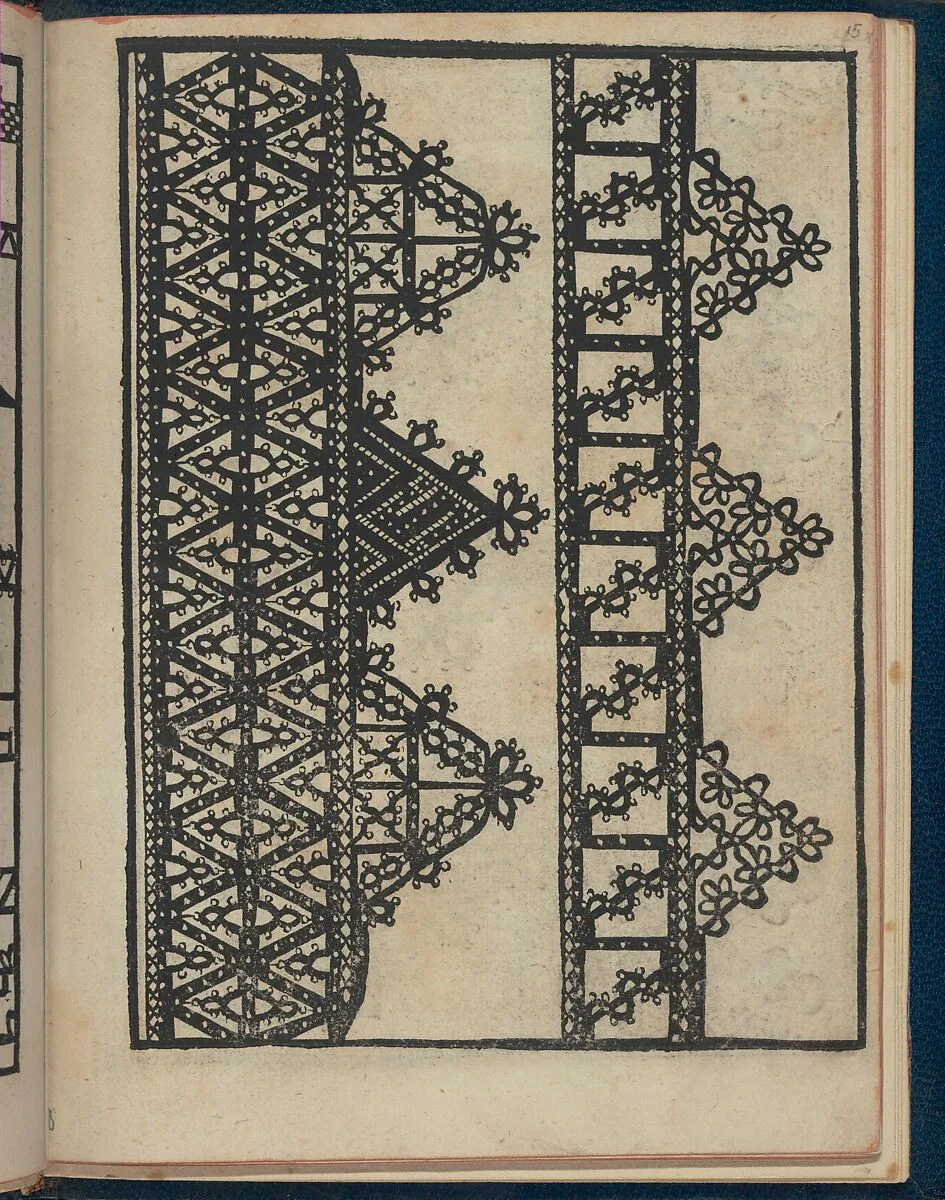 Le Pompe: Opera Nova, page 8 (recto) — Giovanni Battista & Marchio Sessa