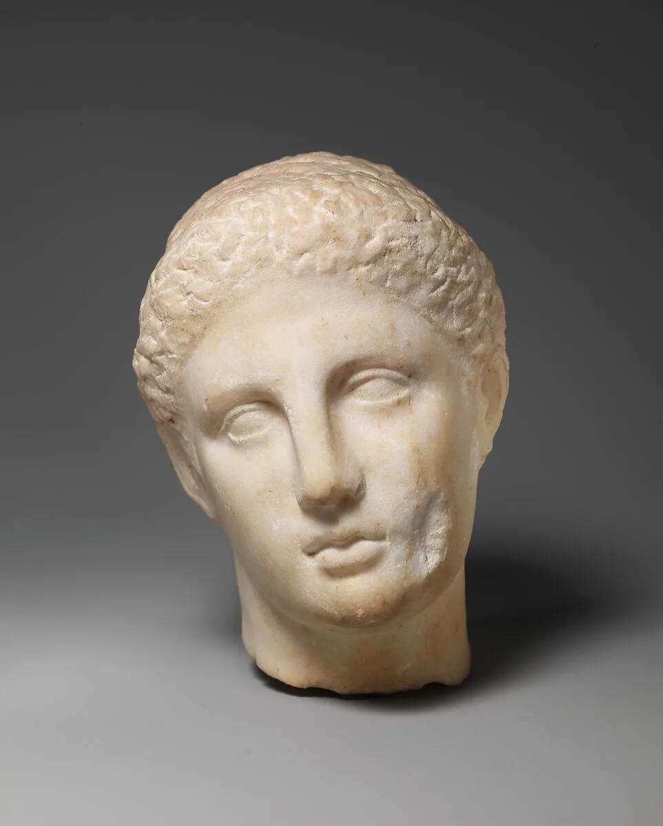 Marble head of a youth — Unknown