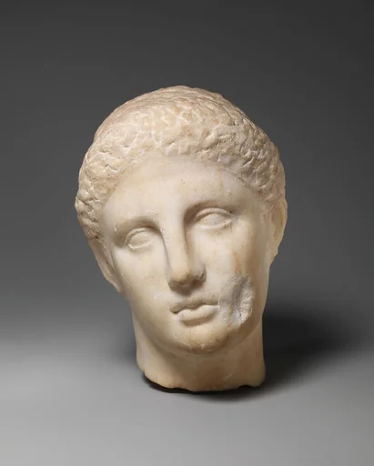Marble head of a youth