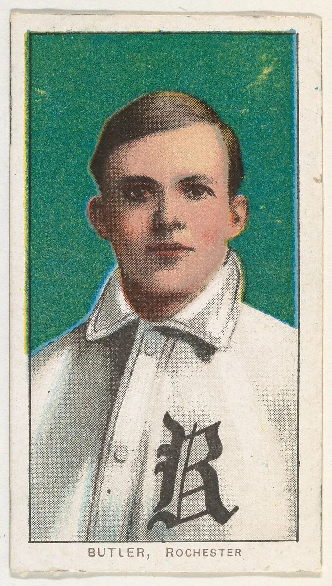 Butler, Rochester, Eastern League, from the White Border series (T206) for the American Tobacco Company — American Tobacco Company