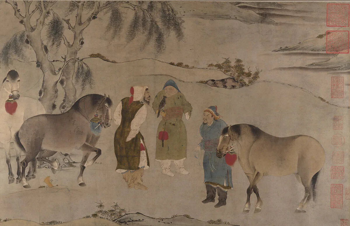 南宋/元 佚名 六馬圖 卷|Six Horses — Unidentified artists